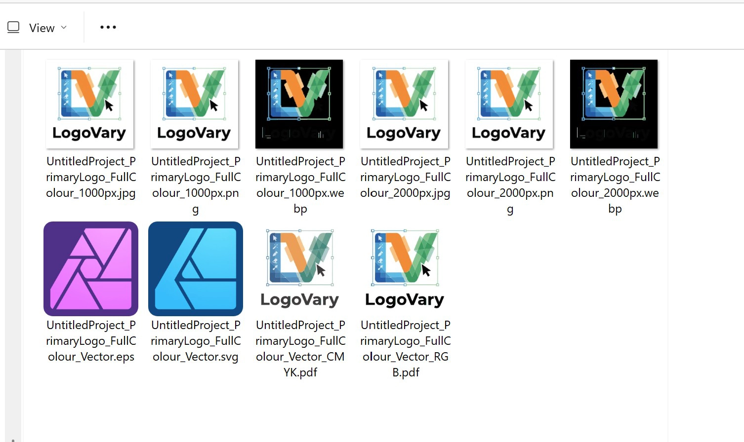 LogoVary exported assets